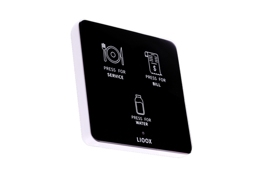 Lioox Serviceknapp - Svart 3 funksjoner