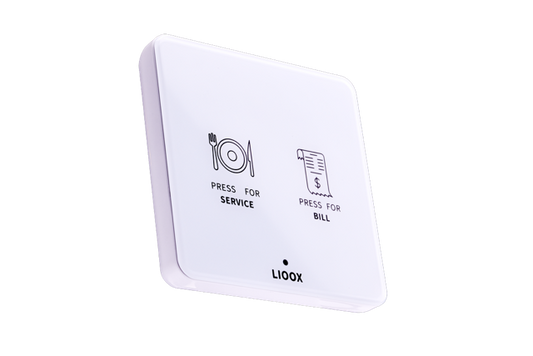 Lioox Serviceknapp - Hvit 2 funksjoner